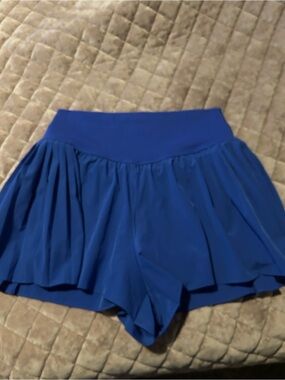aerie Royal Blue Skort-Style Athletic Shorts